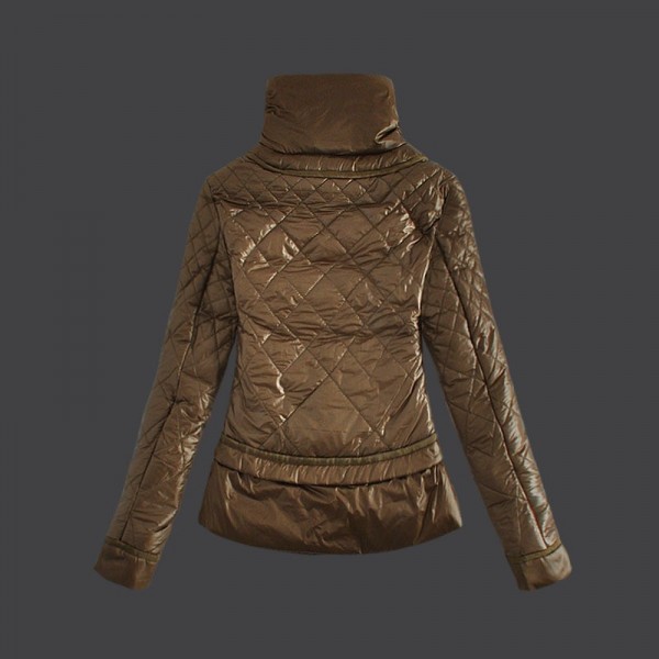 Moncler Donna Giù cappotto caffè uscita M1012